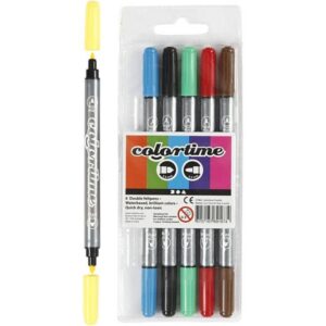 Colortime Dobbeltusj 6stk