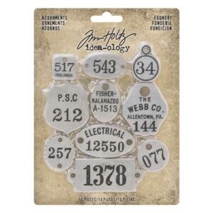 Tim Holtz Ideaology Adornments - Foundry