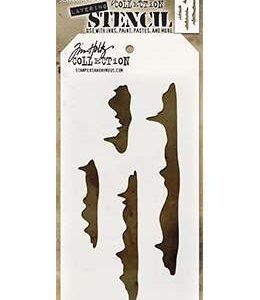 Tim Holtz Layering Stencil Snowcap