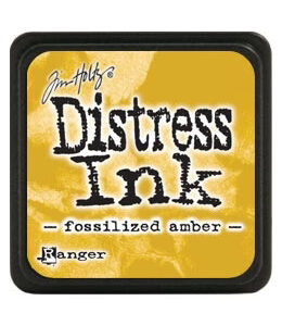 Mini Distress Ink - Fossilized Amber