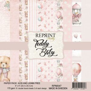Reprint Teddy Baby Collection - 8x8 blokk