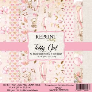 Reprint Teddy Girl Collection - 8x8 blokk