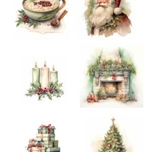 Reprint Christmas Time - A4 Klippeark