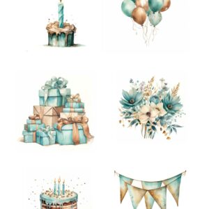 Reprint Birthday - A4 Klippeark