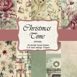 Reprint Christmas Time Collection - 6x6 Blokk