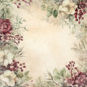 Reprint Christmas Time Collection - Roses