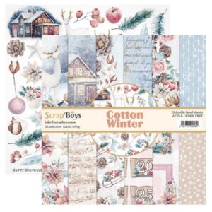 ScrapBoys Cotton Winter 08 12x12 Blokk