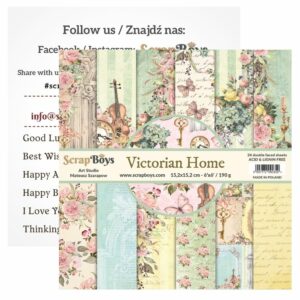 ScrapBoys Victorian Home 09 6x6 Blokk