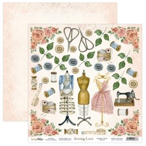 ScrapBoys Sewing Love 07 Klippeark