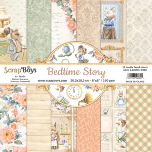 ScrapBoys Bedtime Story 10 8x8 Blokk