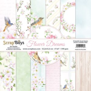 ScrapBoys Flower Dreams 09 6x6 Blokk