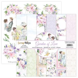 ScrapBoys Garden of love 08 12x12 Blokk