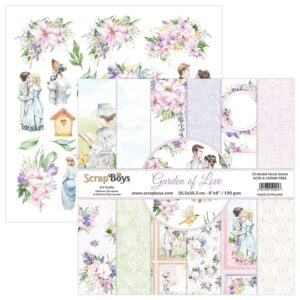 ScrapBoys Garden of Love 10 8x8 Blokk
