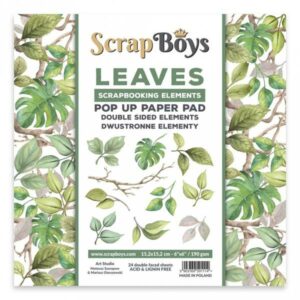 ScrapBoys Leaves 6x6 Klippebok