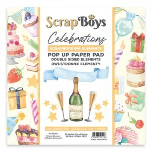 ScrapBoys Celebrations 6x6 Klippebok
