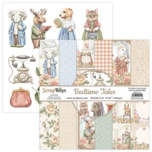 ScrapBoys Bedtime Tales 10 8x8 Blokk