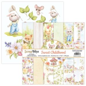 ScrapBoys Sweet Childhood 09 6x6 Blokk
