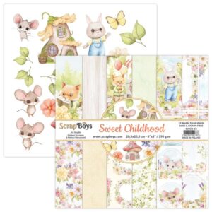 ScrapBoys Sweet Childhood 10 8x8 Blokk