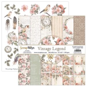 ScrapBoys Vintage Legend 08 12x12 Blokk