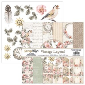 ScrapBoys Vintage Legend 09 6x6 Blokk