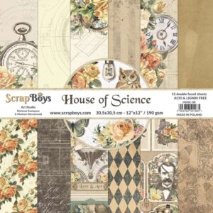 ScrapBoys House of Science 08 12x12 Blokk