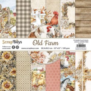 ScrapBoys Old Farm 08 12x12 Blokk