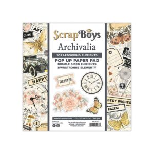 ScrapBoys Archivalia ARCH-11 Pop up 6x6 Blokk