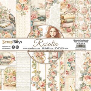 ScrapBoys Rosalia SB-ROSA-10 8x8 Blokk